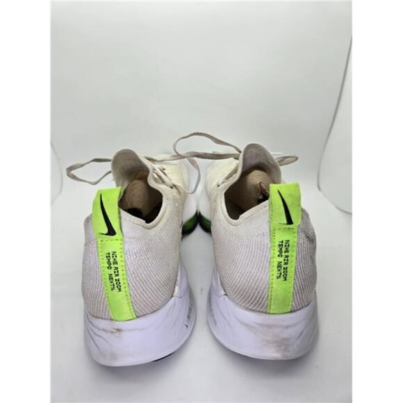 Nike Air Zoom Tempo Next% Flyknit Shoes Mens 9.5 White Running Athletic Sneakers main image 5